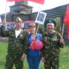 Ветераны пограничники с.Конченбург на митинге вместе с обучающимися школы